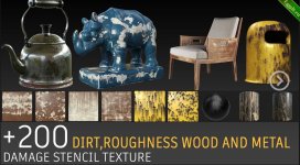 artstation - Mohsen Gh - 200 stencils dirt and damage, roughness, metal, wood.jpg