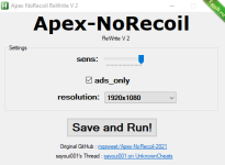 Бесплатный скрипт NoRecoil ReWriteV2.png