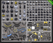 Hard Surface Kitbash Library - Cables, Hoses, Tubes.png