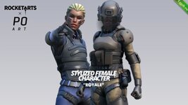 Stylized Military Female.jpg