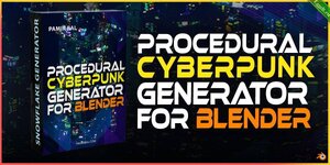 Procedural Sci-Fi Cyberpunk Effect Generator Blender 3.5.jpg