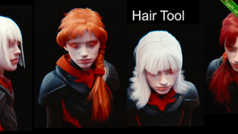 Hair Tool v3.2.0 + Library (Blender).png