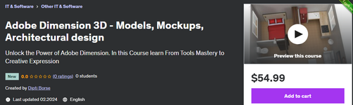 [Udemy] [ENG] Adobe Dimension 3D модели, макеты, архитектурное проектирование (2024).png