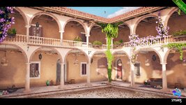 Stylized Mediterranean Courtyard ( Stylized , Courtyard , Stylised ).jpg