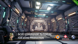 3D PBR Sci Corridor Tutorial For Game Production.png