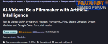 [Udemy] [Arnold Oberleiter] [ENG]AI-видео станьте режиссером с помощью искусственного интеллекта (2024).png