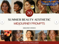 [DaisyDreamscapes] Промпты для создания изображений летних эстетичных красавиц в Midjourney (2025).png