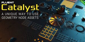 [Blender] Fluent Catalyst - Geometry Nodes Ui And Library System.jpg