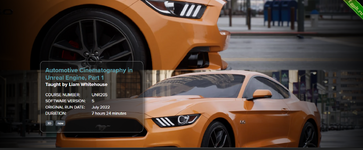 FXPHD - UNR205 - Automotive Cinematography in Unreal Engine, Part 1.png